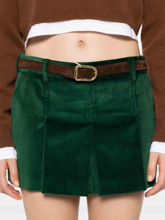  미우미우 미디 스커트 MG2515SOOO13I4F0L76 Green - MIU MIU