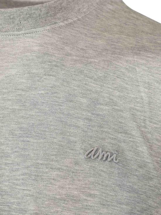 25FW 아미 반팔 티셔츠 H25UTS333JE0124055H25 Grey - AMI