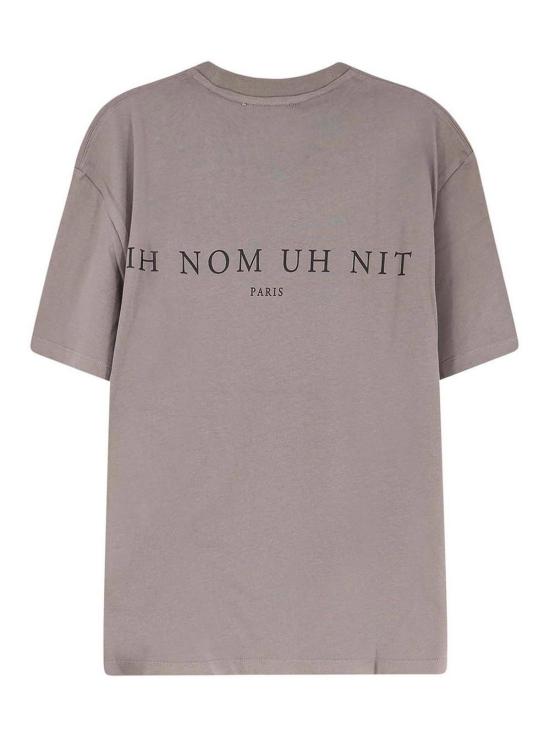 25FW 이놈어닛 반팔 티셔츠 NUW25231C48 Grey - IH NOM UH NIT