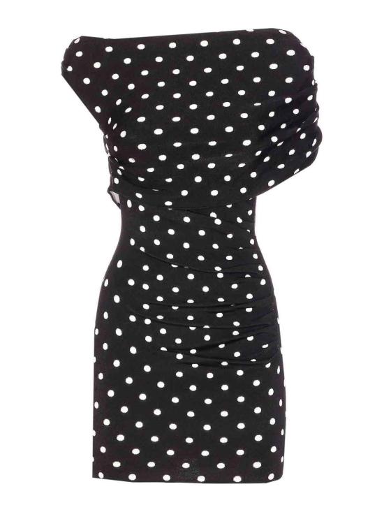 27SS 셀프 포트레이트 미디 스커트 108SABLACKWHITE Black