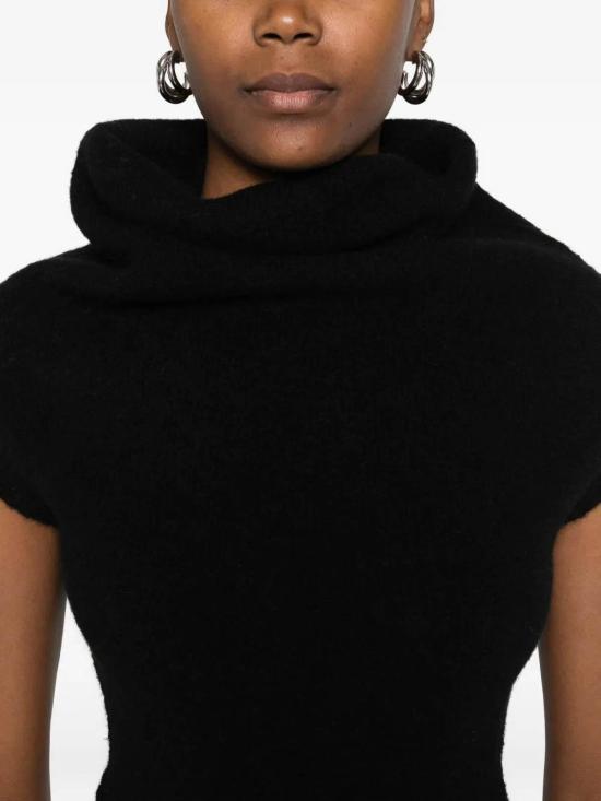 25FW 릭 오웬스 민소매 티셔츠 RO02E4680KWP09 Black - RICK OWENS