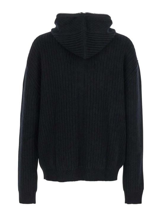 25FW 릭 오웬스 후드 티셔츠 RU02E1647KWV09 Black - RICK OWENS