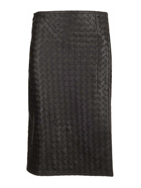 26SS 보테가베네타 미디 스커트 795891V2JG02113 Brown