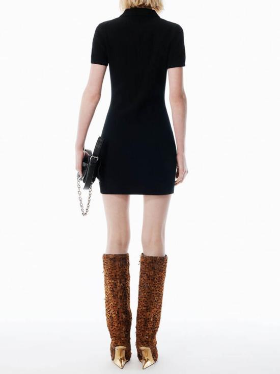 26FW 알렉산더 왕 폴로 티셔츠 4KC4256063001 Black - ALEXANDER WANG