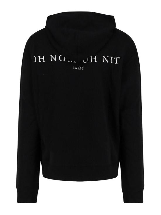 25FW 이놈어닛 후드 티셔츠 NUW25255009 Black - IH NOM UH NIT