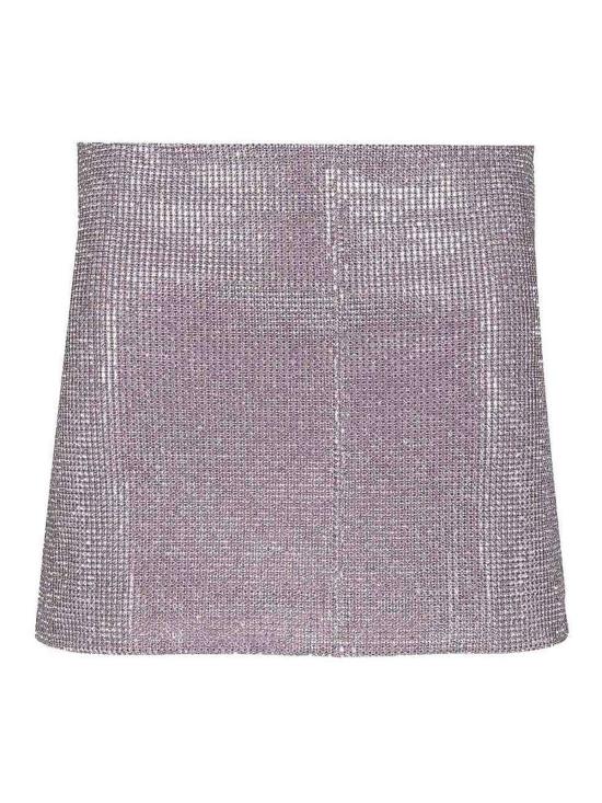 25FW 셀프 포트레이트 미디 스커트 PF25023SKLILAC Purple