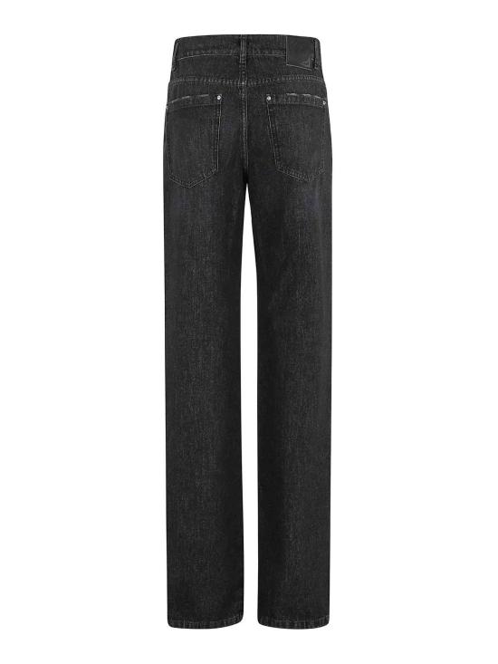 25FW 마렐라 스트레이트 팬츠 25231860182E15 Black - MARELLA