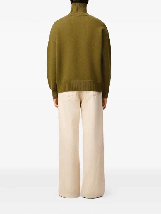  아미 스웨터 UKS8390182988 Dark Green - AMI