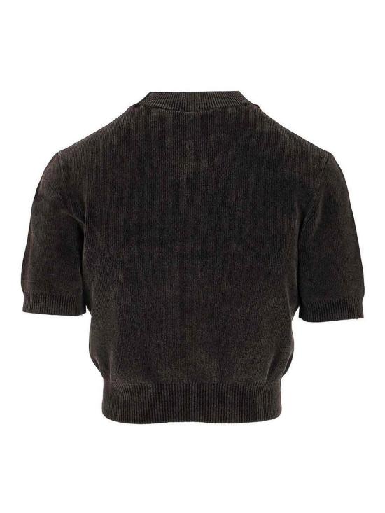 25FW 알렉산더 왕 반팔 티셔츠 1KC3251030011 Black - ALEXANDER WANG