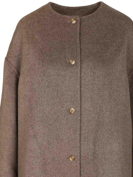 25FW 루루 스튜디오 숏팬츠 DUNNETAUPEMELANGE Grey - LOULOU STUDIO