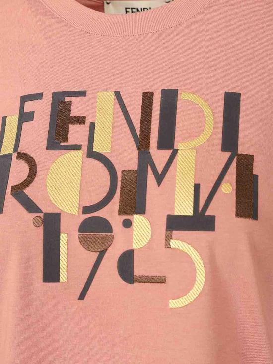 25FW 펜디 반팔 티셔츠 FS7254AVF9F1T6N Pink - FENDI
