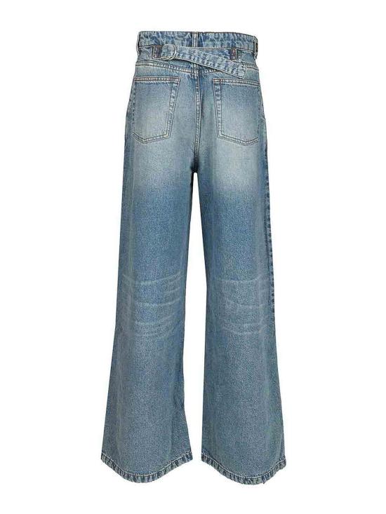 25FW 아미 스트레이트 팬츠 H25FTR819DE0046480H25 Blue - AMI