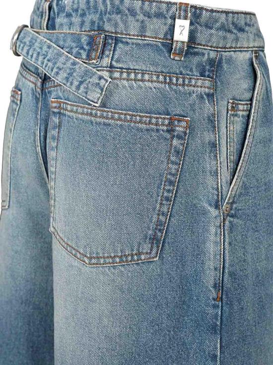 25FW 아미 스트레이트 팬츠 H25FTR819DE0046480H25 Blue - AMI
