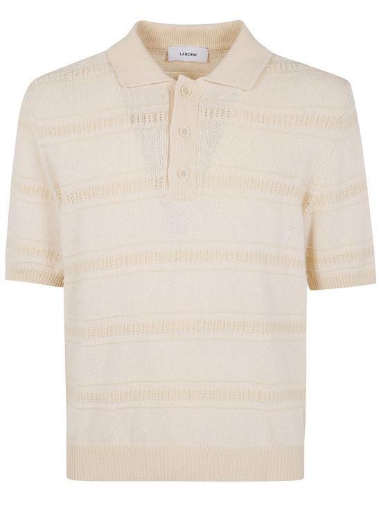 26SS 라르디니 폴로 티셔츠 PALPMC109 PA66034 120PA MILK - LARDINI