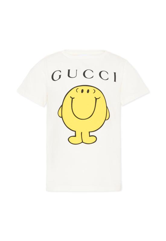 26SS [키즈] 구찌 티셔츠 547559 XJHPA 9214 WHITE