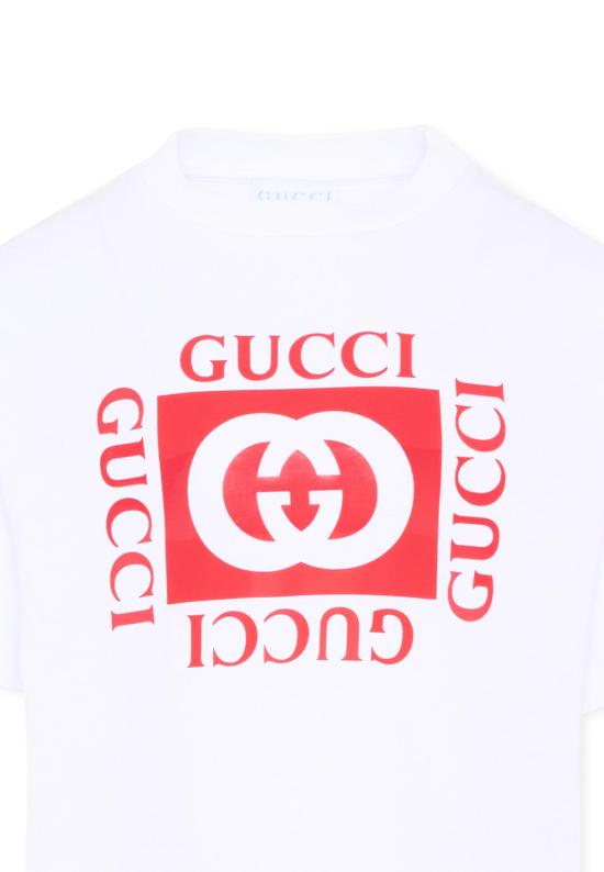 26SS [키즈] 구찌 티셔츠 855551 XJHO7 9055 WHITE - GUCCI