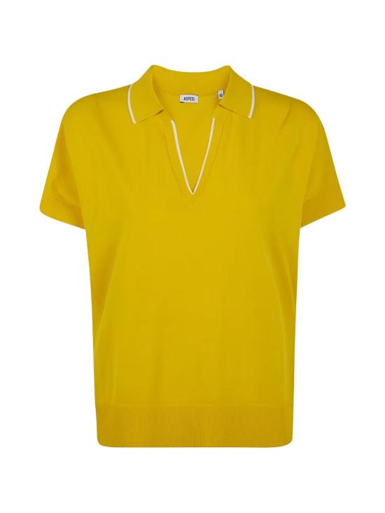 26SS 아스페시 폴로 티셔츠 3224 3371 RC 01155 YELLOW - ASPESI