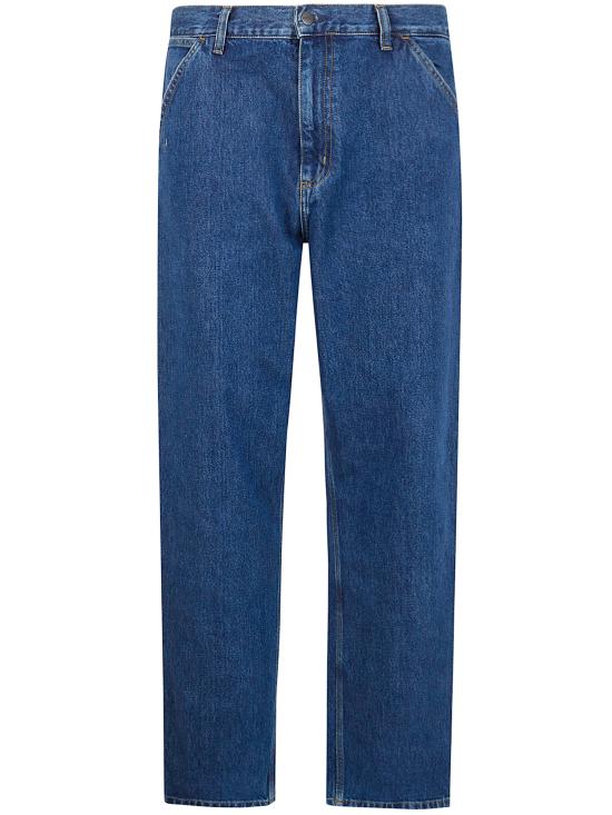 26SS 칼하트 WIP 스미스 데님 싱글 니 팬츠 I032024 L32 0106 0106 BLUE STONE WASHED - CARHARTT WIP