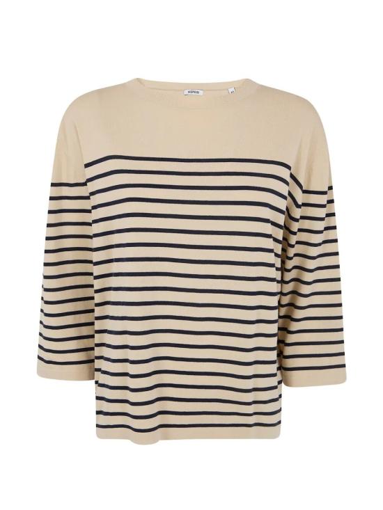 26SS 아스페시 스웨터 3226 3371 RR 22502 BLUE STRIPE - ASPESI