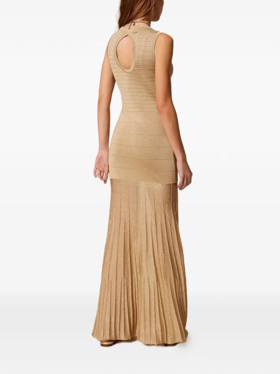 26SS 트윈셋 롱 원피스 261TP3123 13372 DELICATE SAND LUREX - TWINSET