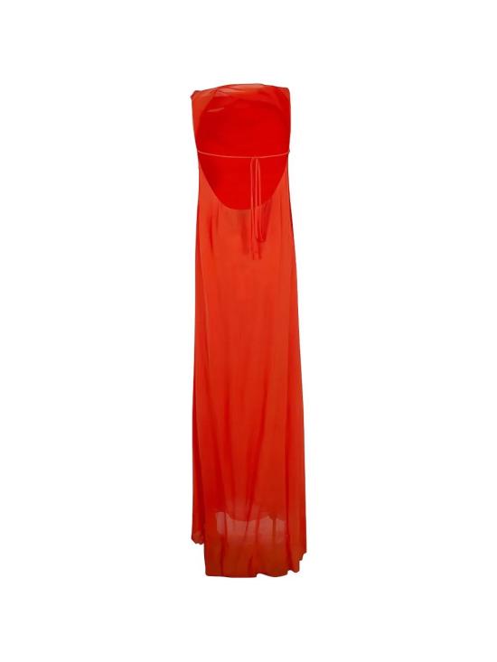 26SS 블루마린 롱 원피스 P622A795A N0216 ORANGE FLAME - BLUMARINE