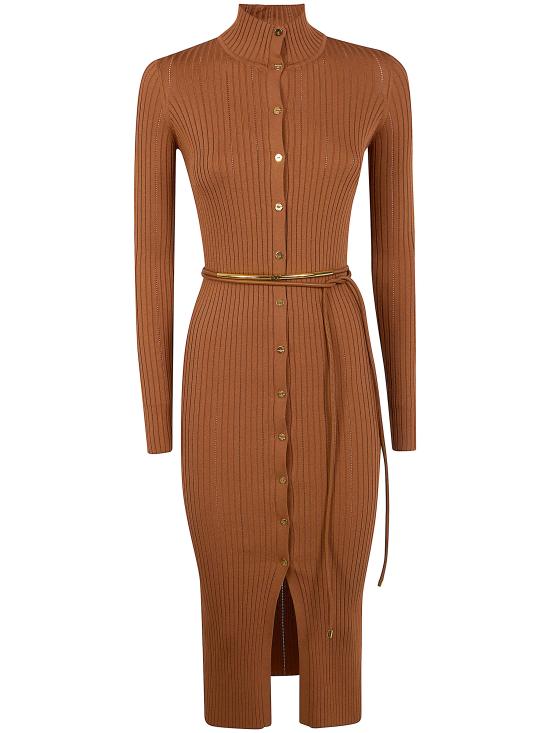 26SS 엘리자베타프랜치 미디 원피스 AM15S61E2 600 LEATHER