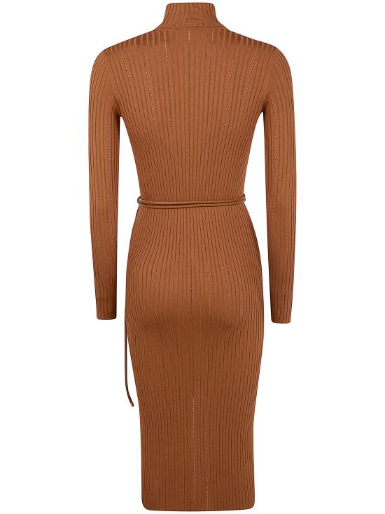 26SS 엘리자베타프랜치 미디 원피스 AM15S61E2 600 LEATHER - ELISABETTA FRANCHI