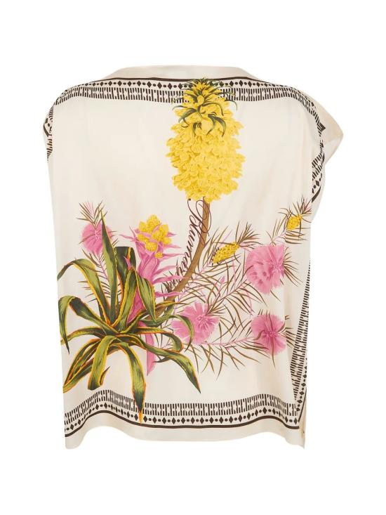 26SS 블루마린 민소매 티셔츠 P622C450A F8177 AMBERLIGHT BUBBLE - BLUMARINE