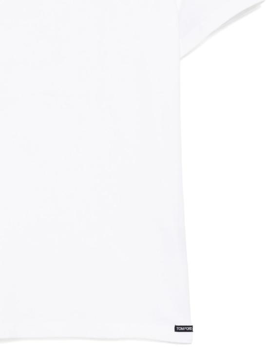 26SS 톰포드 코튼 크루넥 언더웨어 티셔츠 T4M081040 100 White - TOMFORD