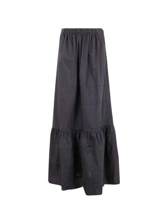 26SS 만투 미디 스커트 AG2005 G08 999 BLACK - MANTU