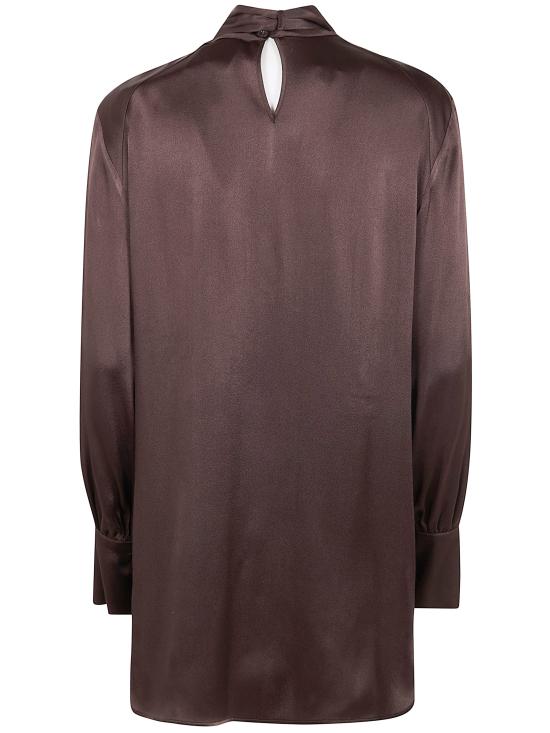 26SS 세미쿠튀르 숏 원피스 Y6SM23 DARK BROWN - SEMI-COUTURE