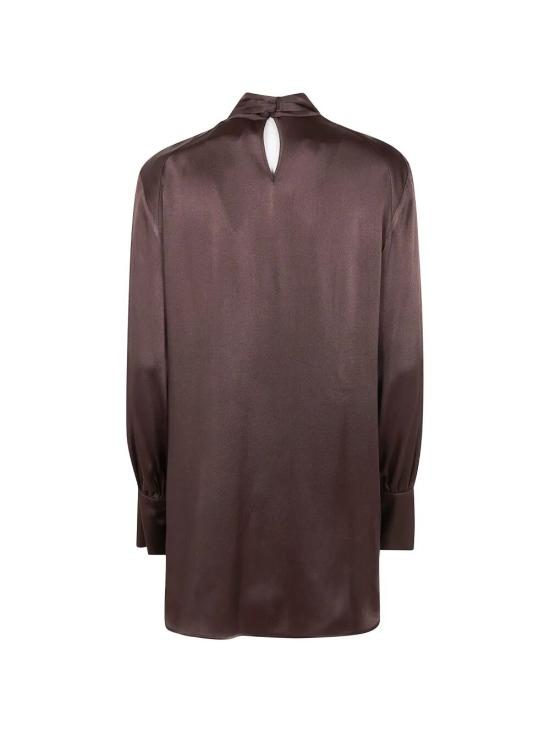 26SS 세미쿠튀르 숏 원피스 Y6SM23 DARK BROWN - SEMI-COUTURE