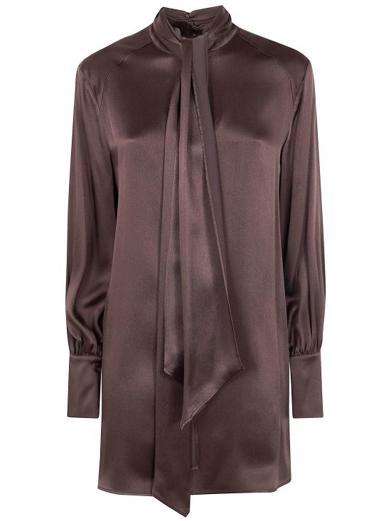 26SS 세미쿠튀르 숏 원피스 Y6SM23 DARK BROWN