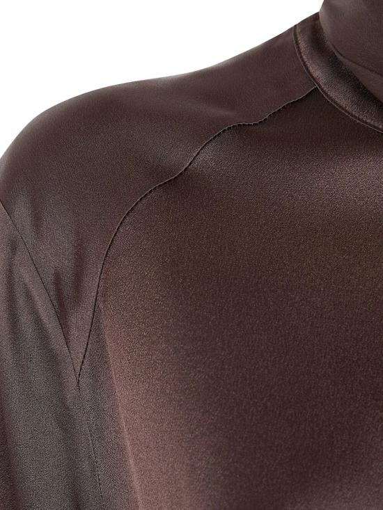 26SS 세미쿠튀르 숏 원피스 Y6SM23 DARK BROWN - SEMI-COUTURE