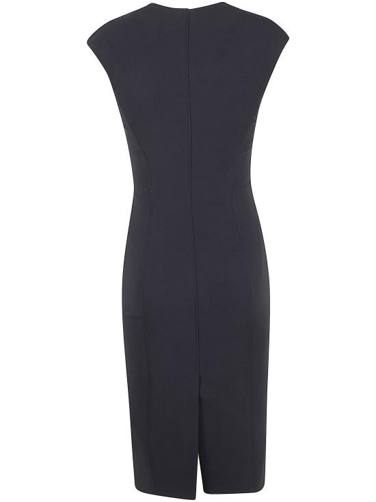 26SS 엘리자베타프랜치 미디 원피스 AB90061E2 110 BLACK - ELISABETTA FRANCHI