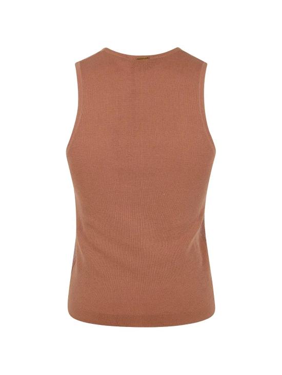 26SS 트윈셋 민소매 티셔츠 261TP3301 13168 MOCHA MOUSSE - TWINSET