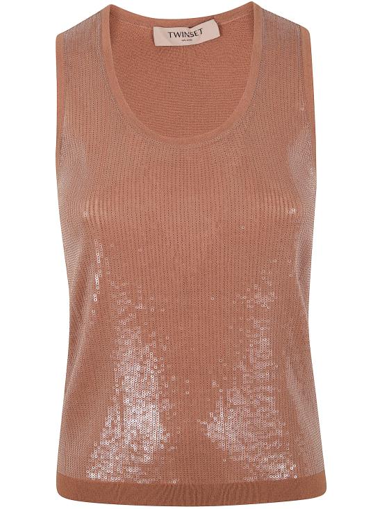 26SS 트윈셋 민소매 티셔츠 261TP3301 13168 MOCHA MOUSSE