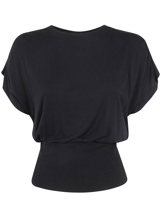 26SS 톰크롬 반팔 티셔츠 WTS624 BLACK - THOM KROM