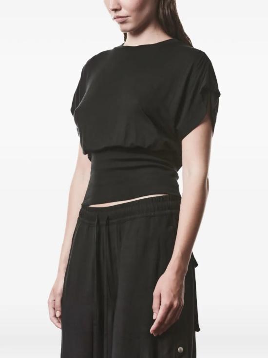 26SS 톰크롬 반팔 티셔츠 WTS624 BLACK - THOM KROM