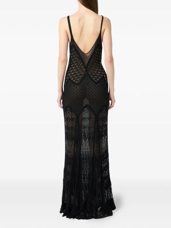 26SS 블루마린 롱 원피스 P622A742A N0990 BLACK - BLUMARINE