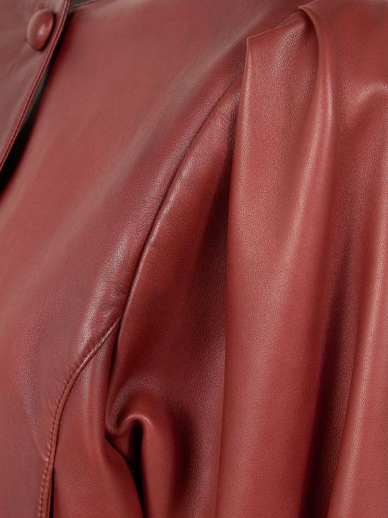 26SS 끌로에 가죽 자켓 CH26SCV97201 642 BURNT HENNA - CHLOE