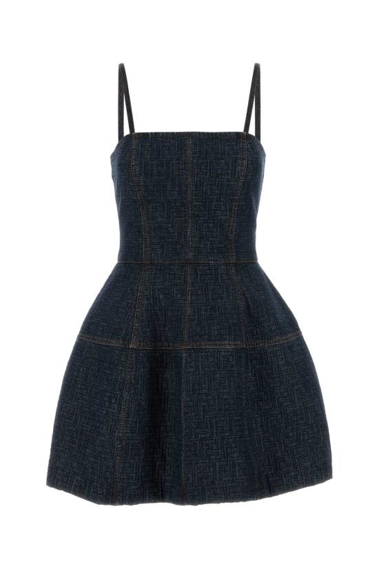 26SS 펜디 데님 원피스 FLD568AW82 F1UKI BLUEBERRY 26