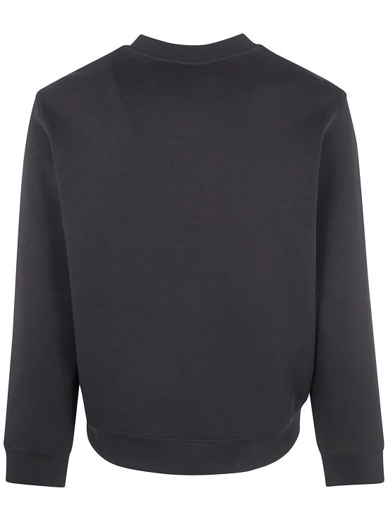 26SS 엠포리오 아르마니 긴팔 티셔츠 EM004541 AF10013 MC539 BLACK EAGLE LOGO - EMPORIO ARMANI