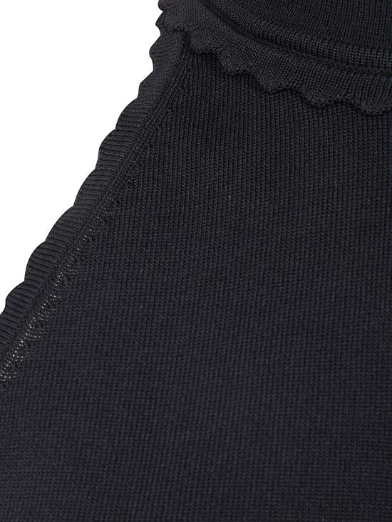 26SS 트윈셋 숏 원피스 261TP3374 12063 BICOLOR BLACK SNOW - TWINSET