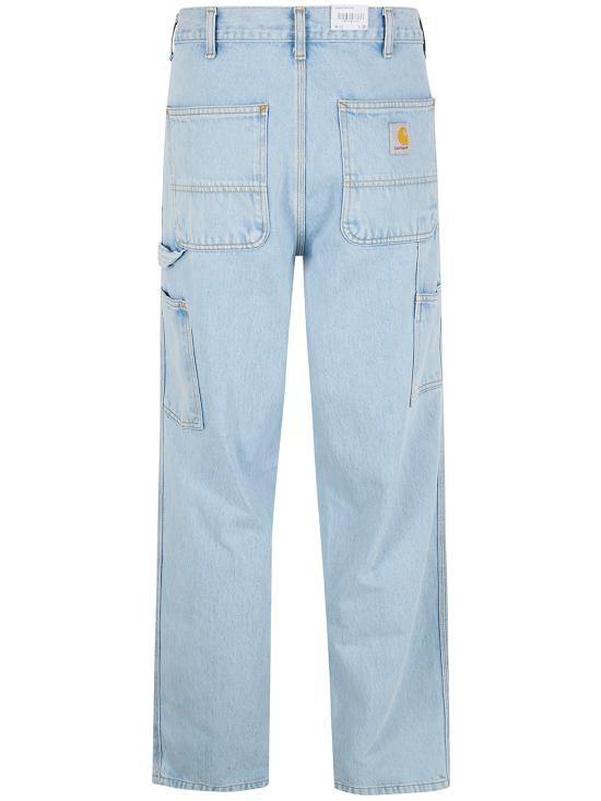 26SS 칼하트 WIP 스미스 데님 싱글 니 팬츠 I032024 L32 01A3 01A3 BLUE HEAVY STONE BLEACHED - CARHARTT WIP