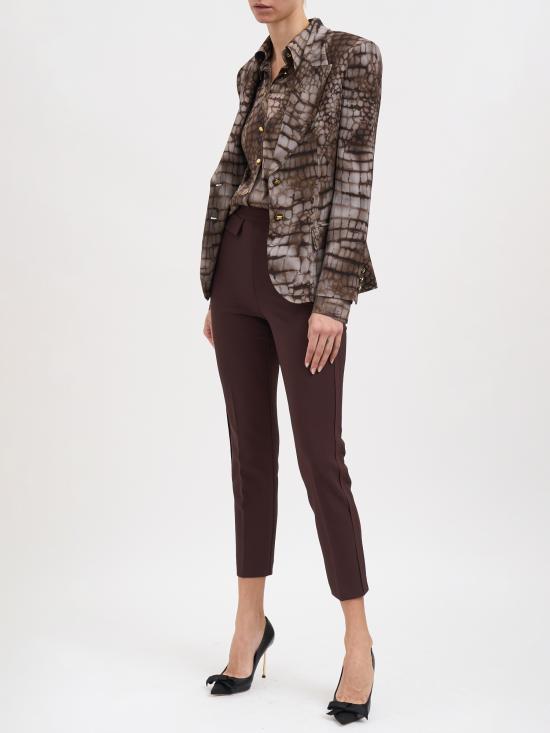 26SS 엘리자베타프랜치 셔츠 NCA13161E2644 Brown - ELISABETTA FRANCHI