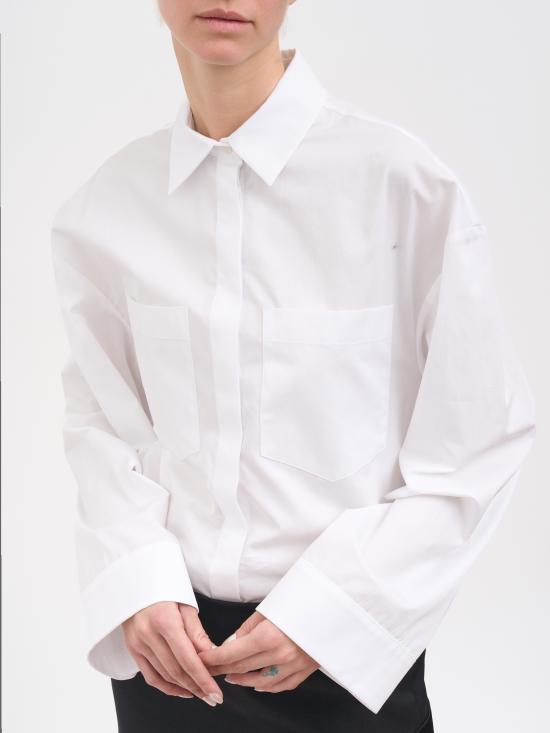 26SS 돈답 미디 원피스 NDA493CF0200MXXX000 White - DONDUP