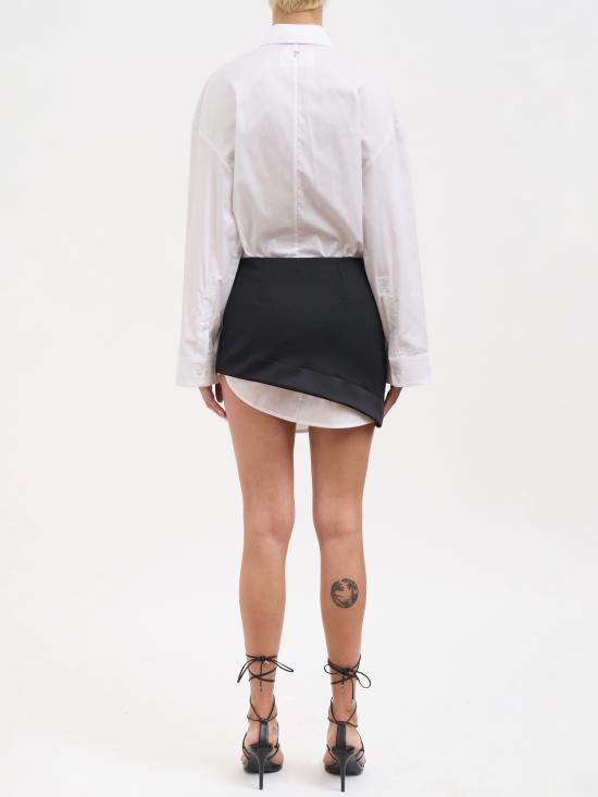 26SS 돈답 미디 원피스 NDA493CF0200MXXX000 White - DONDUP