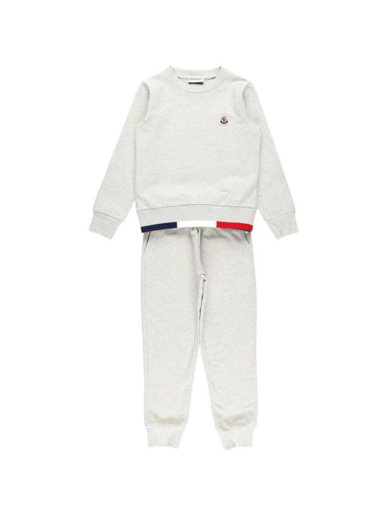 26SS [키즈] 몽클레어 캐주얼 세트 L19548M0000589AEB 061 Grey