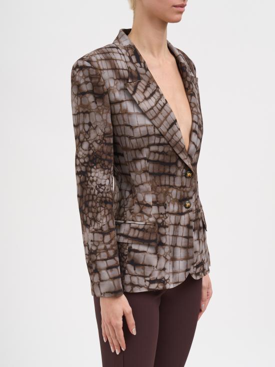 26SS 엘리자베타프랜치 자켓 NGI20761E2644 Brown - ELISABETTA FRANCHI